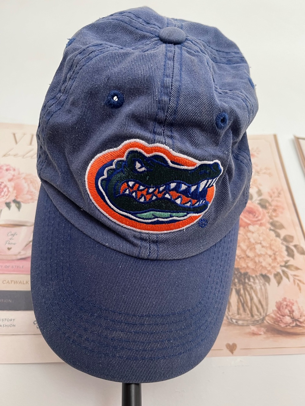 Florida Gators Blue Embroidered Adjustable Baseball Cap Hat